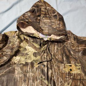 XL Mossy Oak Hunting Rain Coat for Men